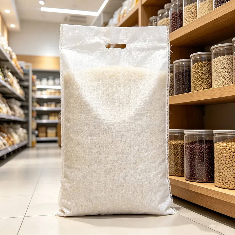 Worki do pakowania ryżu 5 kg: materiały, cechy i zastosowania